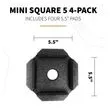 SNAPPAD MINI SQUARE 5 - 4 PK F